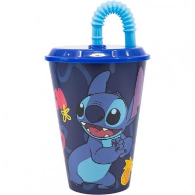 BICCHIERE SPORT CON CANNUCCIA STITCH